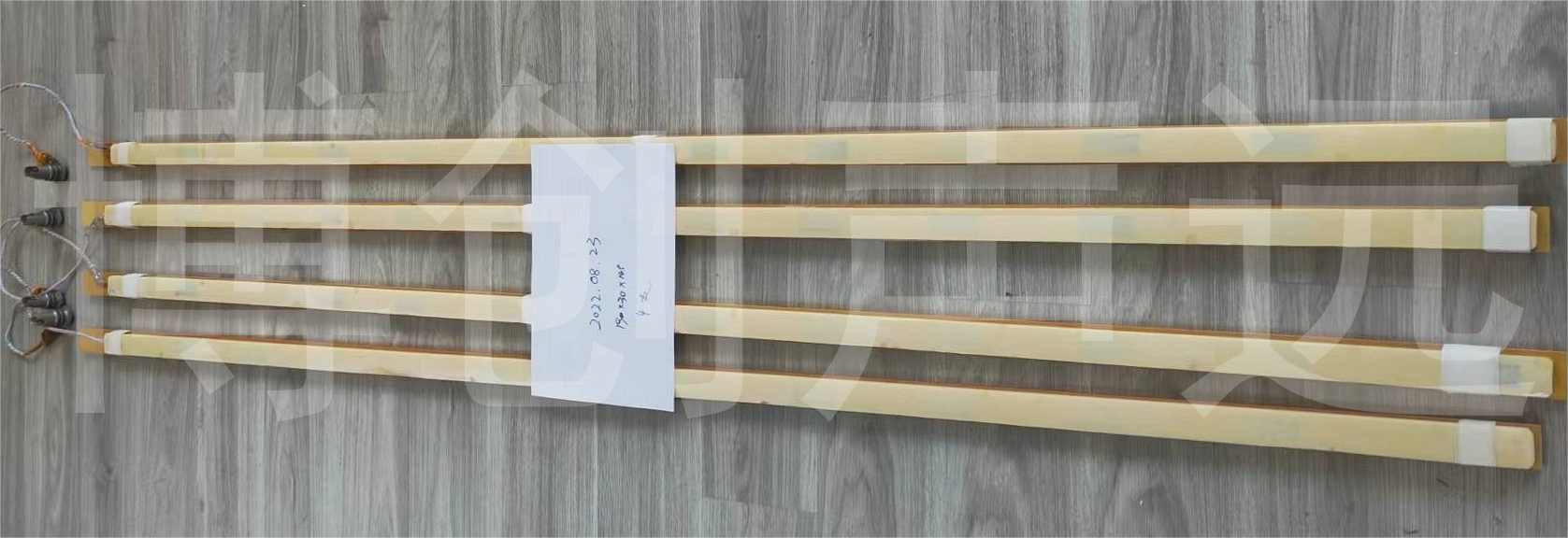 Integrated strip Receiving transducer for LWD